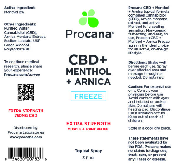 CBD-Arnica-XS-Spray-Label