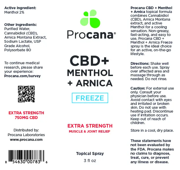 CBD Arnica XS Spray Label CBD-Arnica-XS-Spray-Label