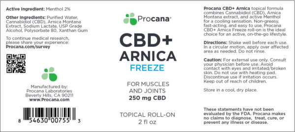 Procana CBD+Arnica Roll-on - 250 mg
