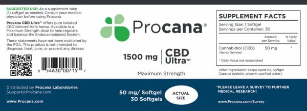 CBD Ultra® Softgels